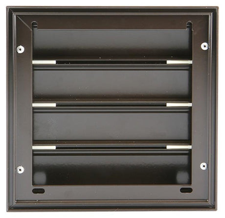 Renson 1006252 - dampkaprooster opbouw 433 alu ral 8019 173x173mm | 2 stuks