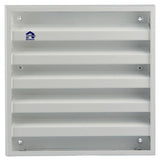 Renson 1006233 - muurrooster opbouw 431 alu ral 9010 165x165mm | 2 stuks