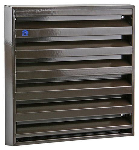 Renson 1006237 - muurrooster opbouw 431 alu ral8019 225x225mm | 2 stuks