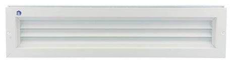 Renson 1006215 - deurrooster 461 alu ral 9010 425x76mm | 2 stuks