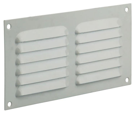 Renson 1015066 - schoepenrooster plat alu wit 200x100mm | 10 stuks