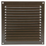 Renson 1015070 - schoepenrooster plat alu bruin200x200mm | 10 stuks