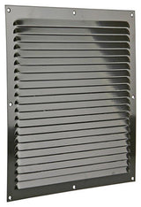Renson 1006314 - schoepenrooster vlak alu ral 8019 300x300mm | 10 stuks