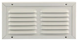 Renson 1006345 - schoepenrooster + kader + mug.opbouw 437 ral9010 200x100mm | 2 stuks