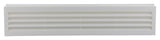 Renson 1006387 - deurrooster 761 pvc ral 9010 450x90mm | 2 stuks