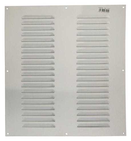 Renson 1006319 - schoepenrooster vlak alu ral 9010 400x400mm | 5 stuks