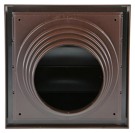 Renson 1006386 - dampkaprooster 4 klep 742 dia pvc ral 8019 ø100-130 | 2 stuks
