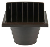 Renson 1006384 - dampkaprooster 1 klep 741 dia pvc ral 8019 ø100-130 | 2 stuks