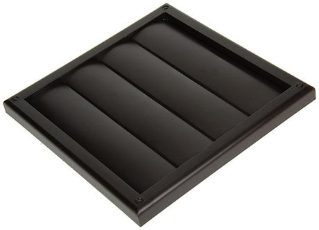 Renson 1006375 - dampkaprooster opbouw 733 pvc ral 8019 187x187mm | 2 stuks