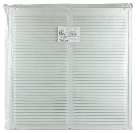 Renson 1006339 - schoepenrooster + kader + mug.opbouw 437 ral9010 500x500mm | 2 stuks
