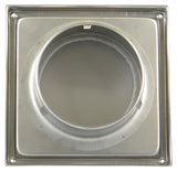 Renson 1006333 - dampkaprooster inbouw 641 inox ø 125 | 2 stuks