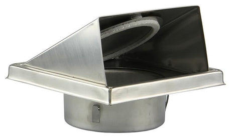 Renson 1006334 - dampkaprooster inbouw 641 inox ø 150 | 2 stuks