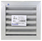Renson 1013881 - muurrooster 411 f1 200x200mm | 2 stuks
