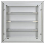 Renson 1013526 - lamellenrooster alu natuur 433 173x173mm | 2 stuks