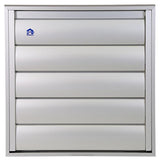 Renson 1013924 - lamellenrooster alu natuur 433 210x210mm | 2 stuks