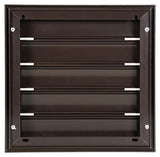 Renson 1014555 - lamellenrooster alu bruin 433 210x210mm | 2 stuks