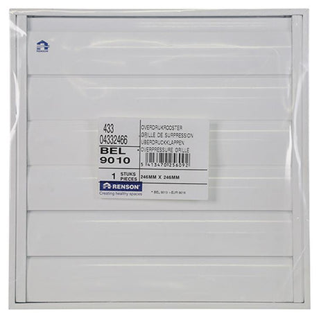 Renson 1006640 - rooster 433 ral 9010 246x246mm | 2 stuks