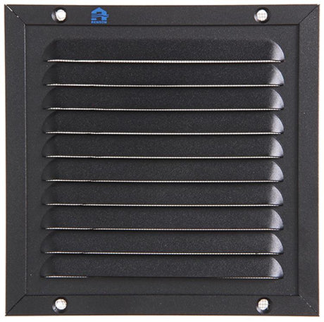Renson 1057986 - opbouw schoepenr kader gaas 437 (150x150) ral 9005 zwart | 2 stuks