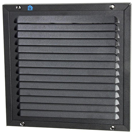 Renson 1057987 - opbouw schoepenr kader gaas 437 (200x200) ral 9005 zwart | 2 stuks