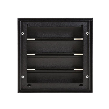Renson 1057998 - dampkaprooster 433 (173x173) ral 9005 zwart | 2 stuks