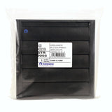 Renson 1057999 - dampkaprooster 433 (210x210) ral 9005 zwart | 2 stuks