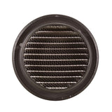 Renson 1057996 - inbouw rond schoepenr met gaas435r dia 115 ral 9005 zwart | 5 stuks