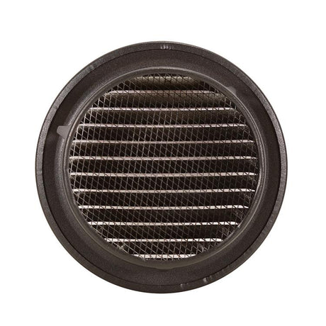 Renson 1057996 - inbouw rond schoepenr met gaas435r dia 115 ral 9005 zwart | 5 stuks