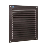 Renson 1061639 - opbouw schoepenrooster 436 200x200 ral 9005 zwart | 10 stuks