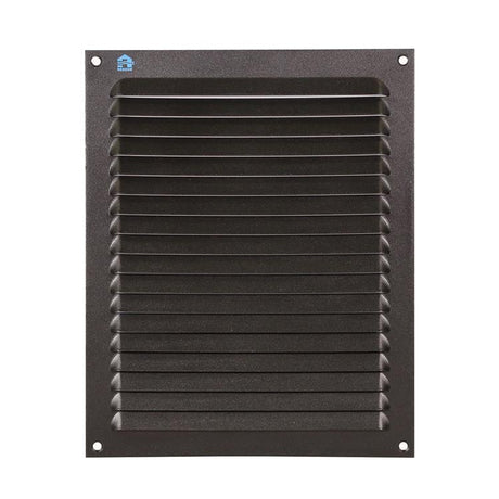 Renson 1061640 - opbouw schoepenrooster 436 200x250 ral 9005 zwart | 10 stuks