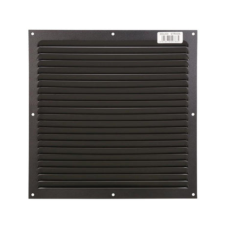 Renson 1061641 - opbouw schoepenrooster 436 300x300 ral 9005 zwart | 10 stuks