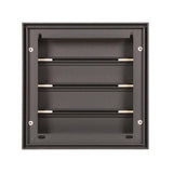 Renson 1062417 - vrac opbouw dampkaprooster alu433 (173x173) structuur 7016 | 2 stuks
