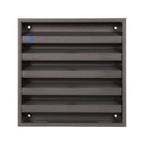 Renson 1062413 - vrac opbouw muurrooster alu 431 (165x165) structuur 7016 | 2 stuks