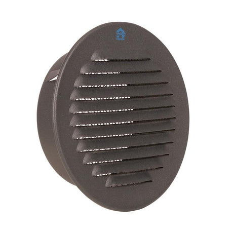 Renson 1062424 - inb.schoepenrooster rond alu 435r (dia 120) structuur 7016 | 5 stuks
