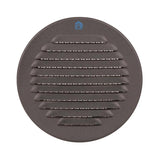 Renson 1062424 - inb.schoepenrooster rond alu 435r (dia 120) structuur 7016 | 5 stuks