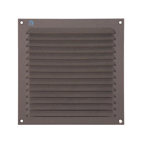 Renson 1062428 - opb.schoepenrooster plat alu 436 (200x200) structuur 7016 | 10 stuks