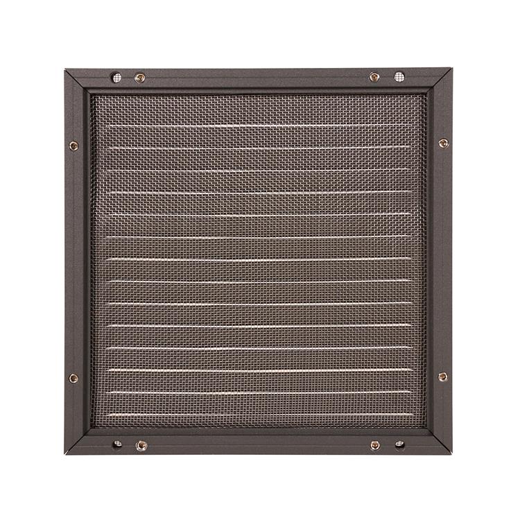 Renson 1062431 - Hautoberflächen-Lamellenrahmen-Mesh 437 (150x150) Struktur 7016 | 2 Stk