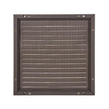 Renson 1062431 - Hautoberflächen-Lamellenrahmen-Mesh 437 (150x150) Struktur 7016 | 2 Stk