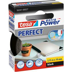 Tesa 1025250 – Extra Power, 2,75 m x 19 mm, Schwarz. | 1 Stk