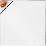 Creativ Company Leinwand, D: 1,6 cm, Größe 50x50 cm, 360 gr, weiß, 5 Stück 1 Karton