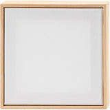 Creativ Company Keilrahmen mit Rahmen, Größe 15,8x15,8 cm, 280 g, weiß, 1 Stück