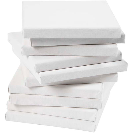 Creativ Company Keilrahmen, D: 1,6 cm, Größe 15x15 cm, 280 g, weiß, 80 Stück 1 Karton