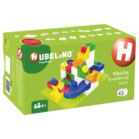 Hubelino Kugelbahn-Ergänzungsset-Wechsel - 43-teilig.