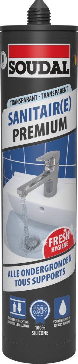 Soudal sanitair premium transparant