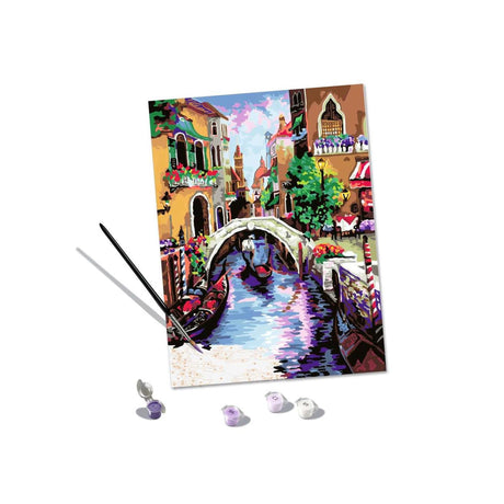 Ravensburger Malen-nach-Zahlen-Set – Venedig-Kunstleinwand für Erwachsene.