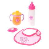 Baby-Rose-Puppen-Spielset zum Abendessen