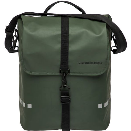 Odense Single Bicycle Bag - Wasser -Repellent - 17,5 l - Schwarzes Grün