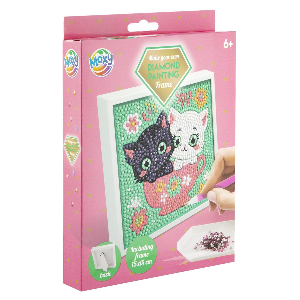 Moxy stellt Ihren eigenen Diamant-Gemälderahmen 15 x 15 cm her