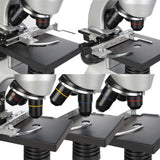 Byomic Microskop 3,5 Zoll LCD Deluxe 40x - 1600x im Koffer