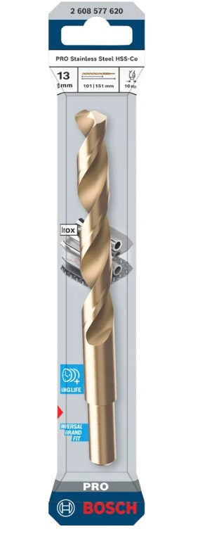 Bosch metaalboor hss-co 13,0 101mm 1szt.