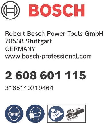 Bosch Zubehör Gex 125-150 Schleifteller mittel 150 2608601115 - 2608601115